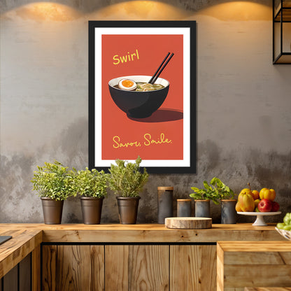 Ramen Joy Wall Frame