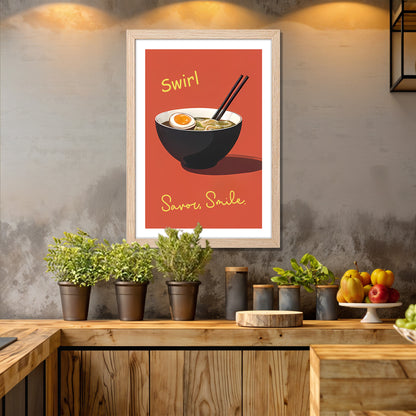 Ramen Joy Wall Frame