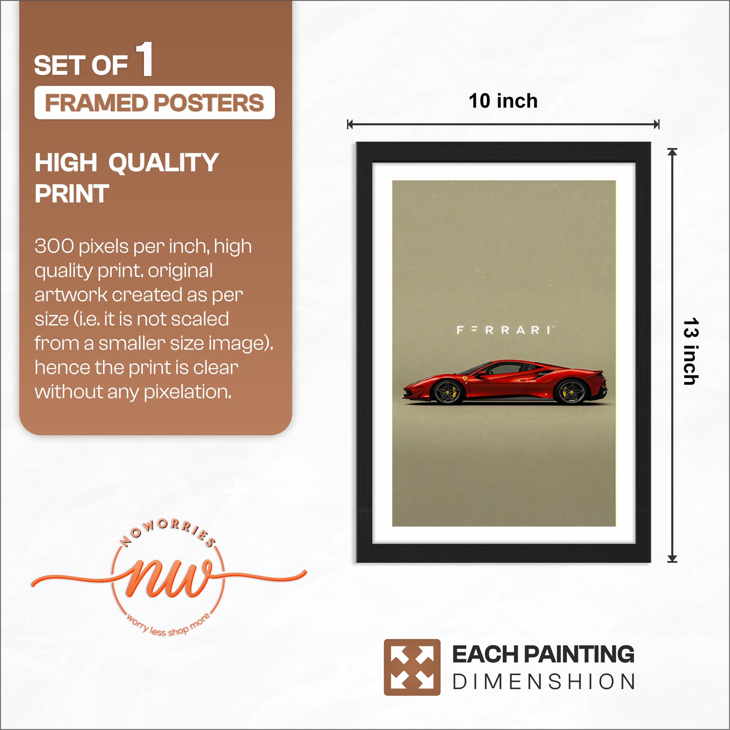 Ferrari Elegance Wall Frame