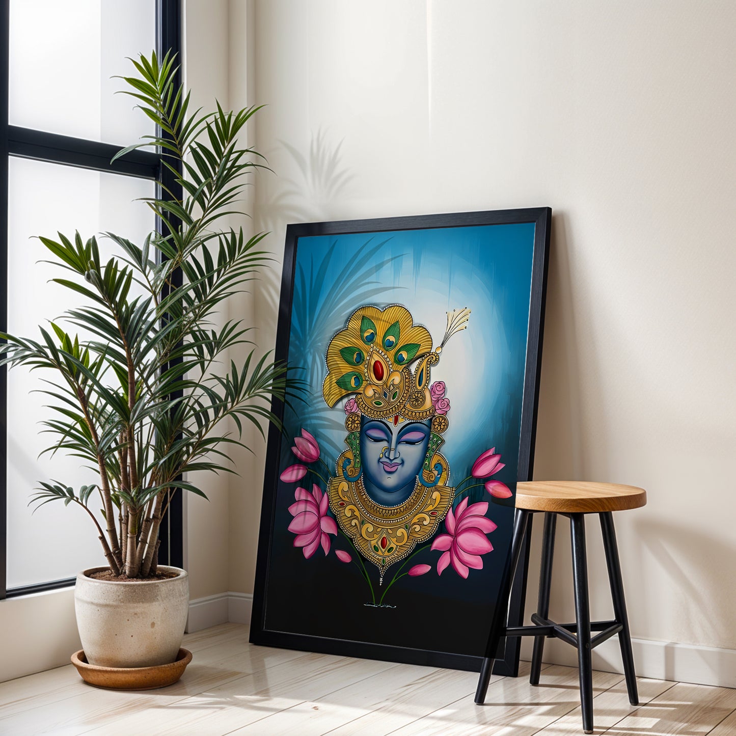 Shri Krishna Serenity Wall Art