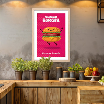 Burger Joy Wall Frame