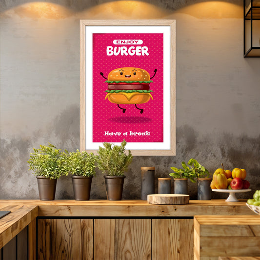 Burger Joy Wall Frame