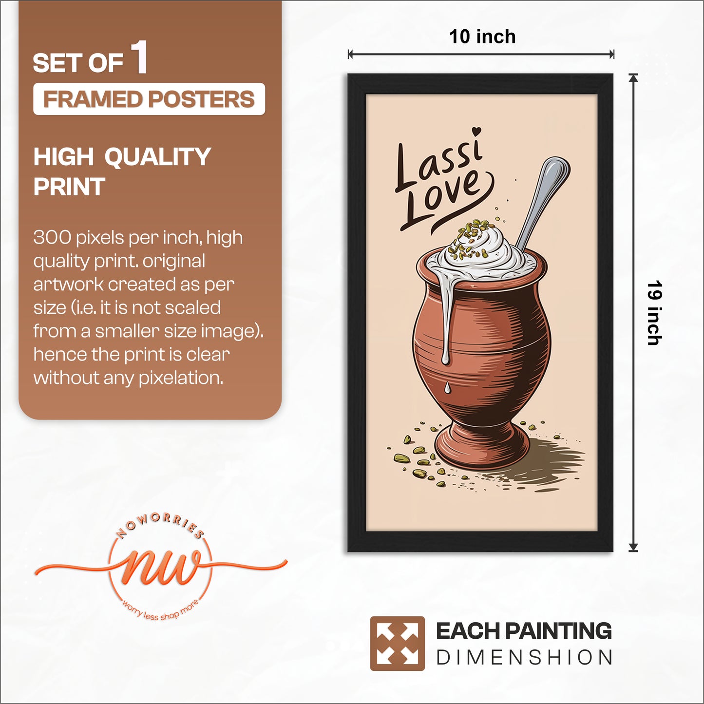 Lassi Illustration Wall Art
