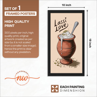 Lassi Illustration Wall Art
