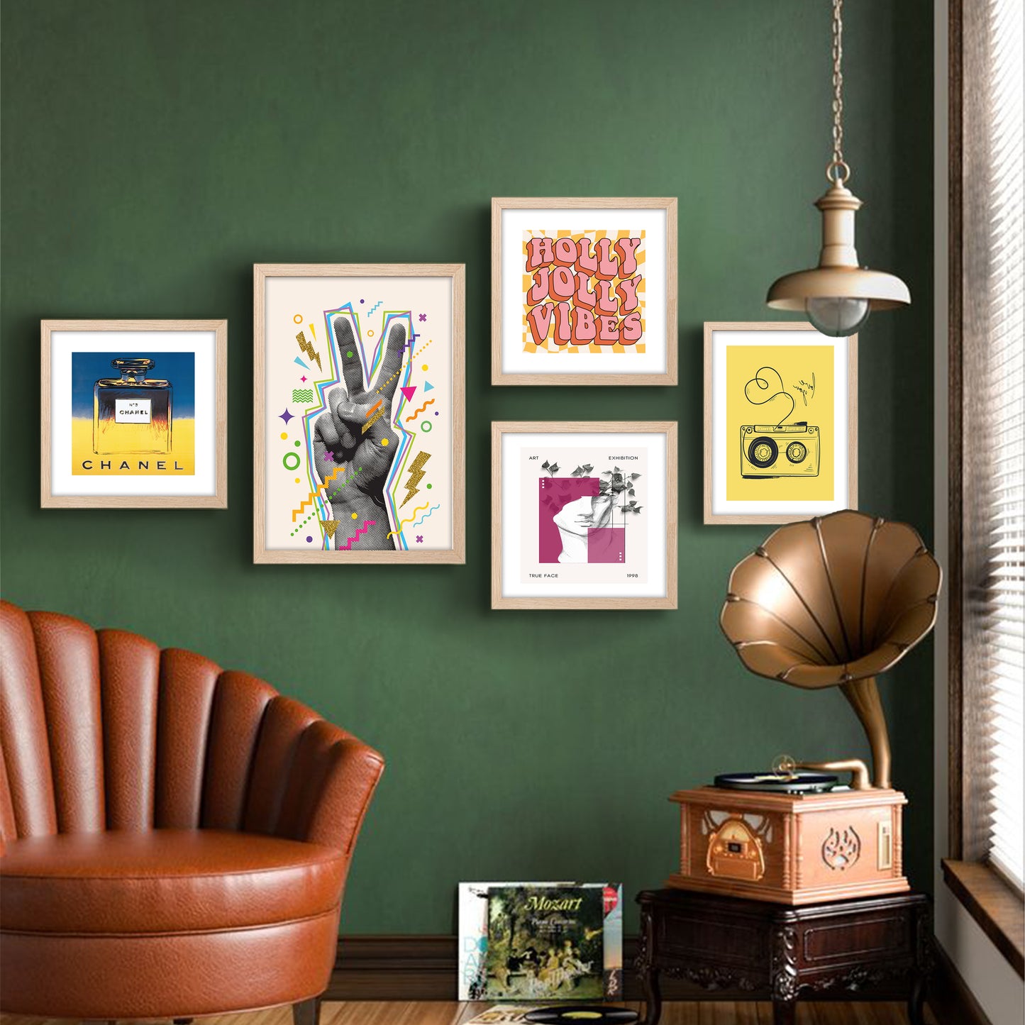 Pop Culture Wall Decor Set of 5