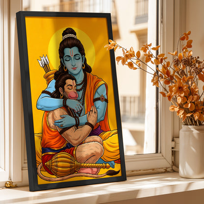 Ram Hanuman Wall Frame