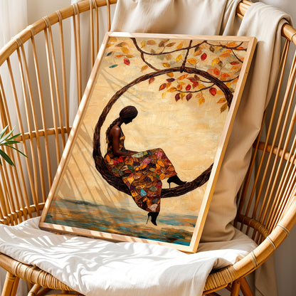 Autumn Dream Swing Wall Art