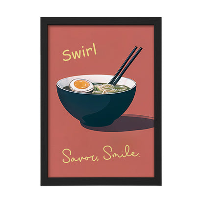 Ramen Poster Wall Frame