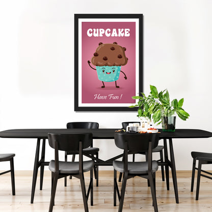 Fun Cupcake Wall Frame
