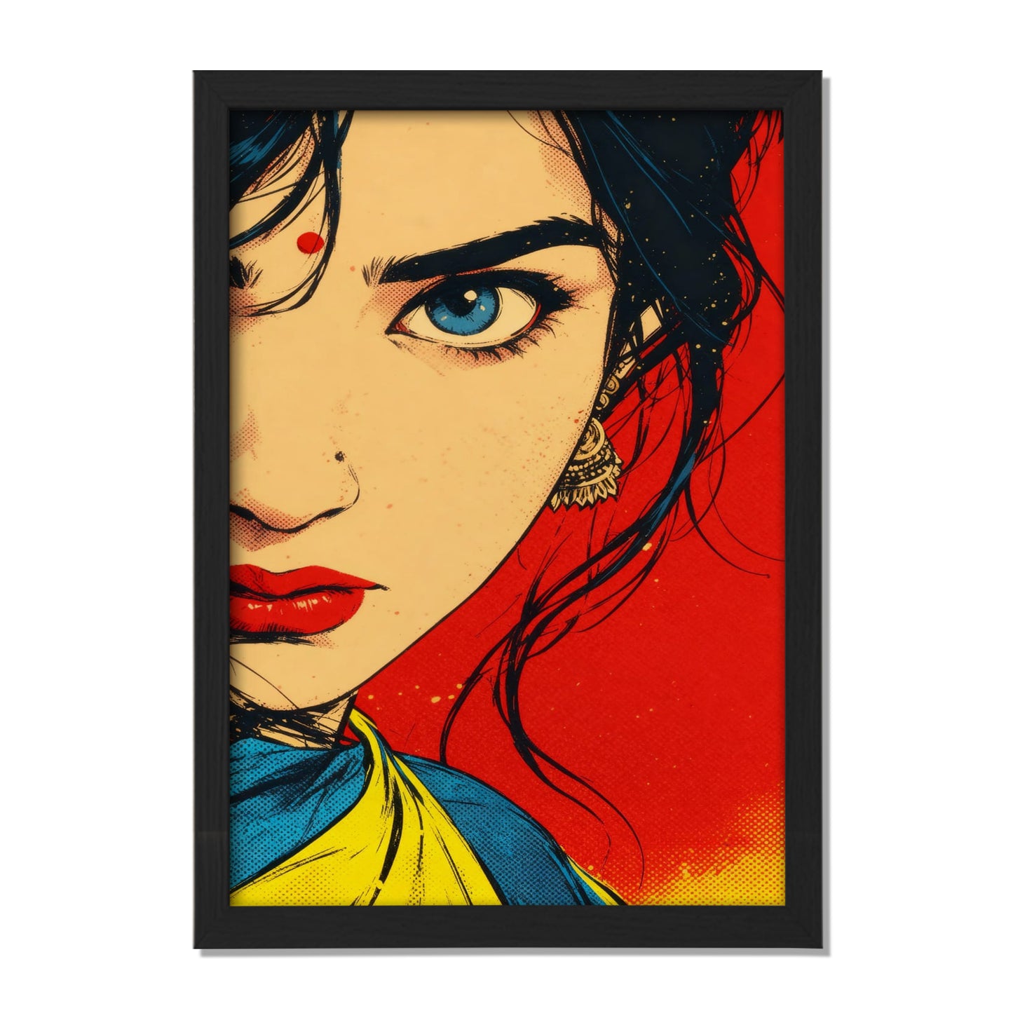 Blue-Eyed Fire Wall Frames