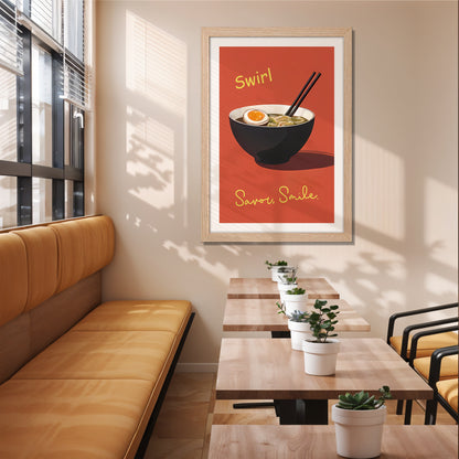 Ramen Joy Wall Frame