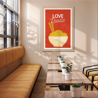 Noodle Love Wall Frame