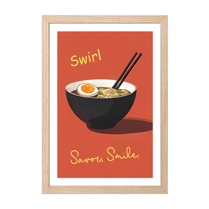 Ramen Joy Wall Frame