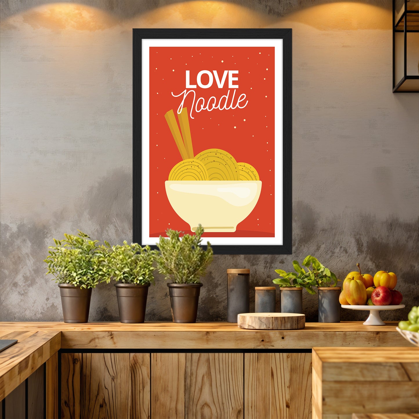 Noodle Love Wall Frame