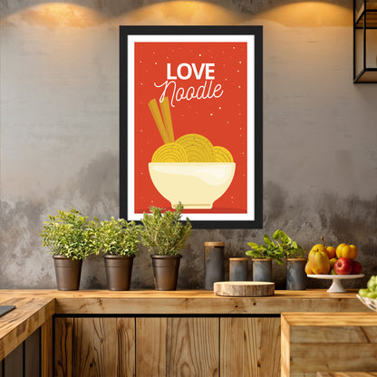 Noodle Love Wall Frame