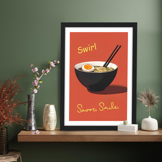 Ramen Joy Wall Frame