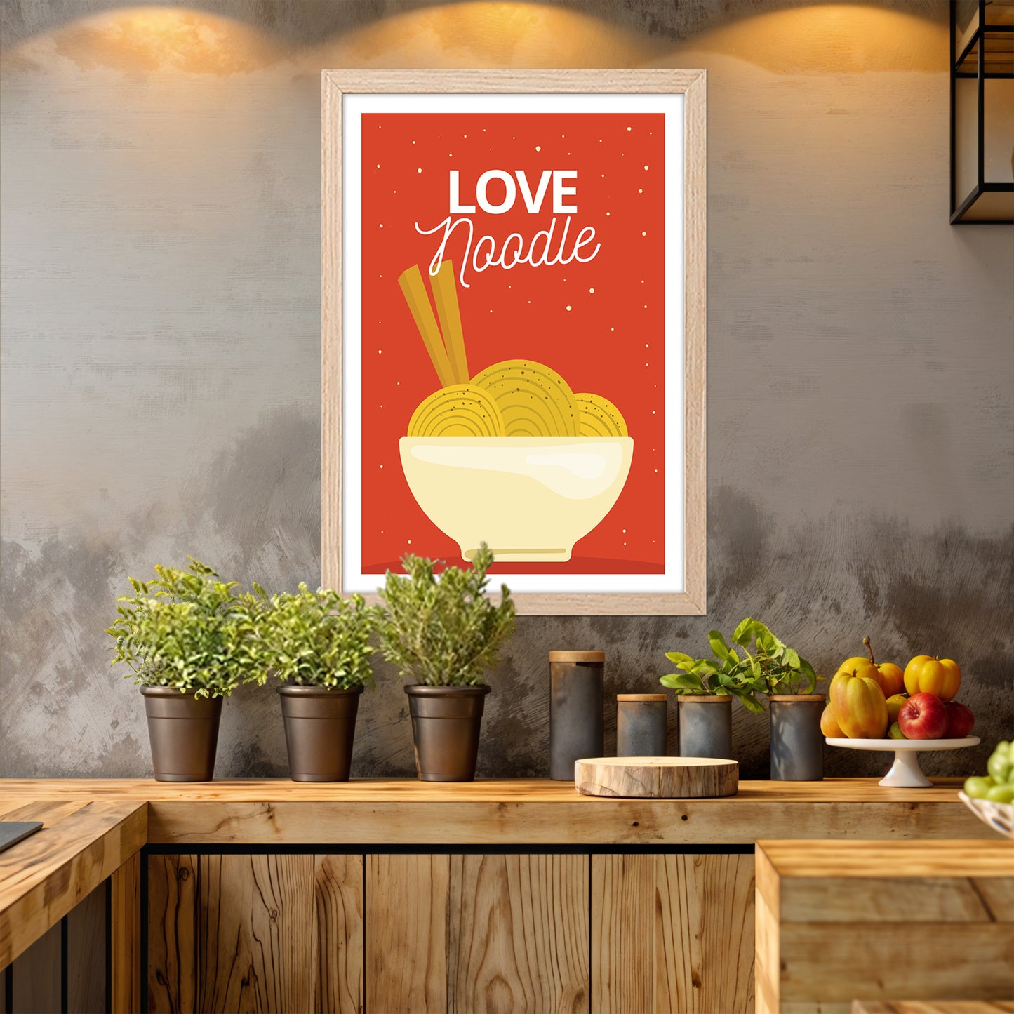 Noodle Love Wall Frame