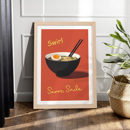 Ramen Joy Wall Frame