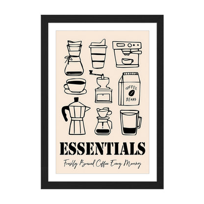 Coffee Essentials Artwork Frame Set of 1