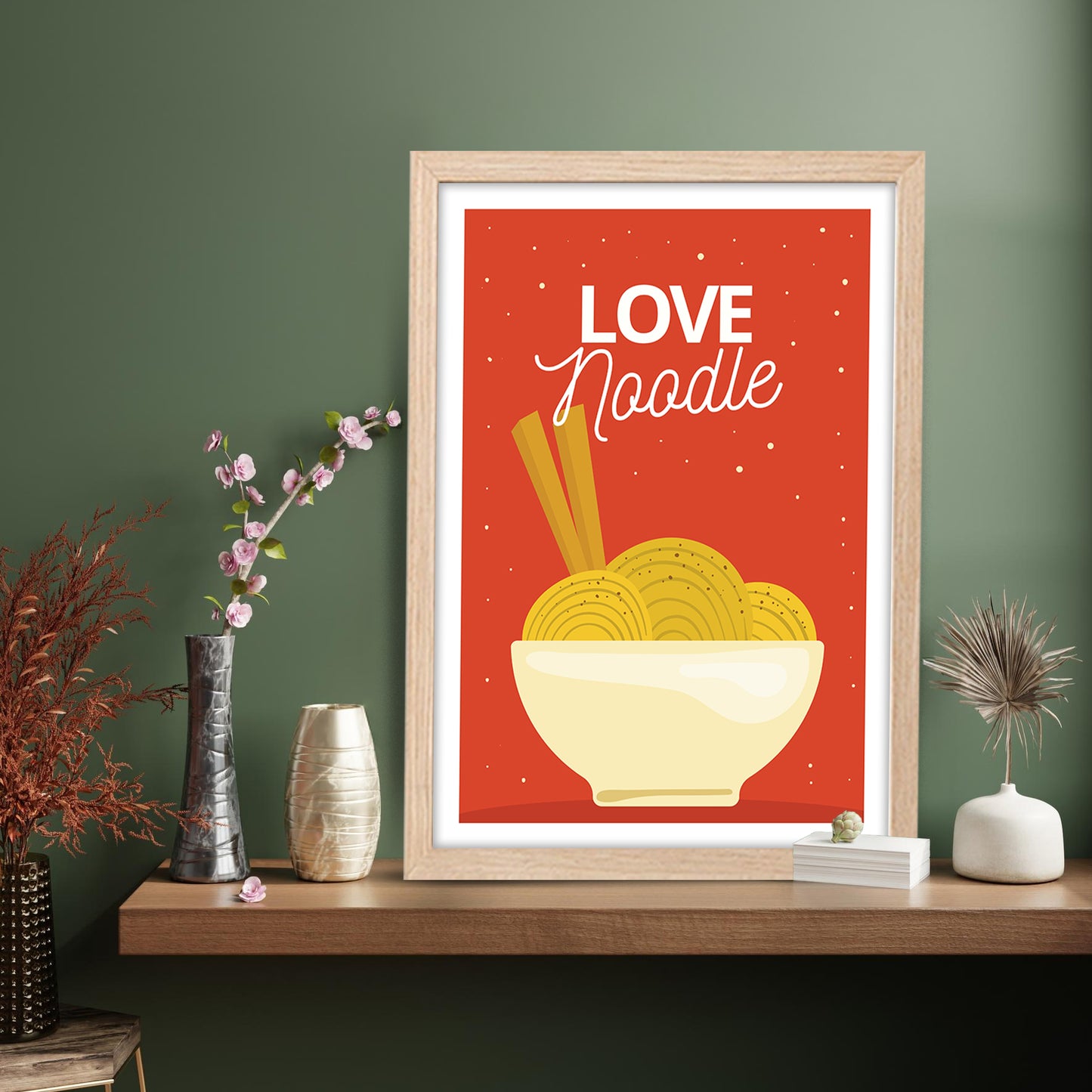 Noodle Love Wall Frame