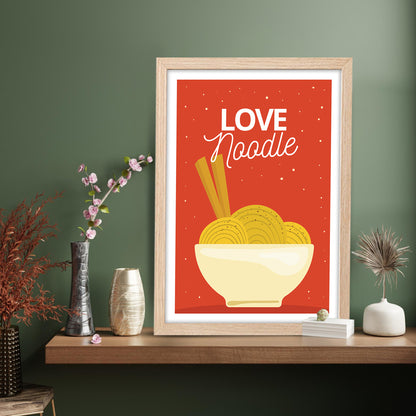 Noodle Love Wall Frame