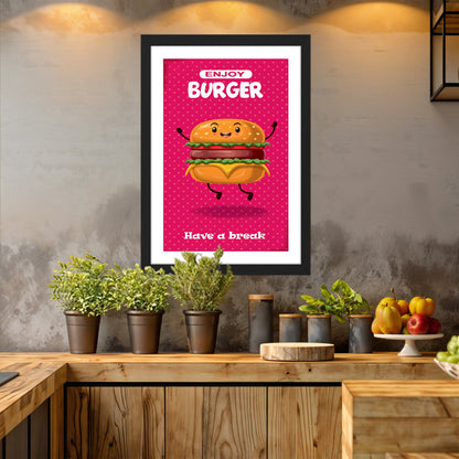 Burger Joy Wall Frame