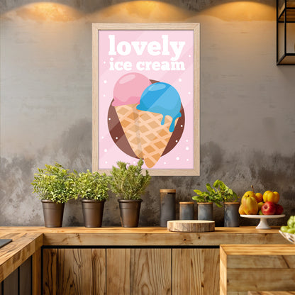 Ice Cream Bliss Wall Frame