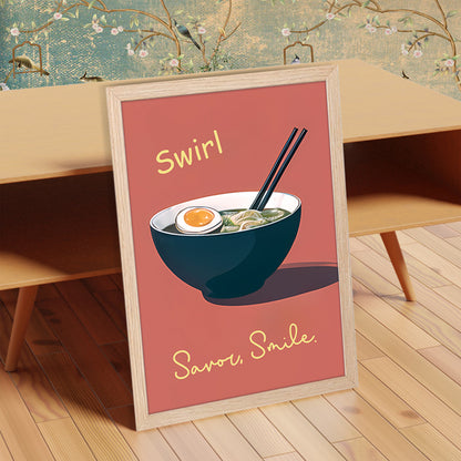 Ramen Poster Wall Frame