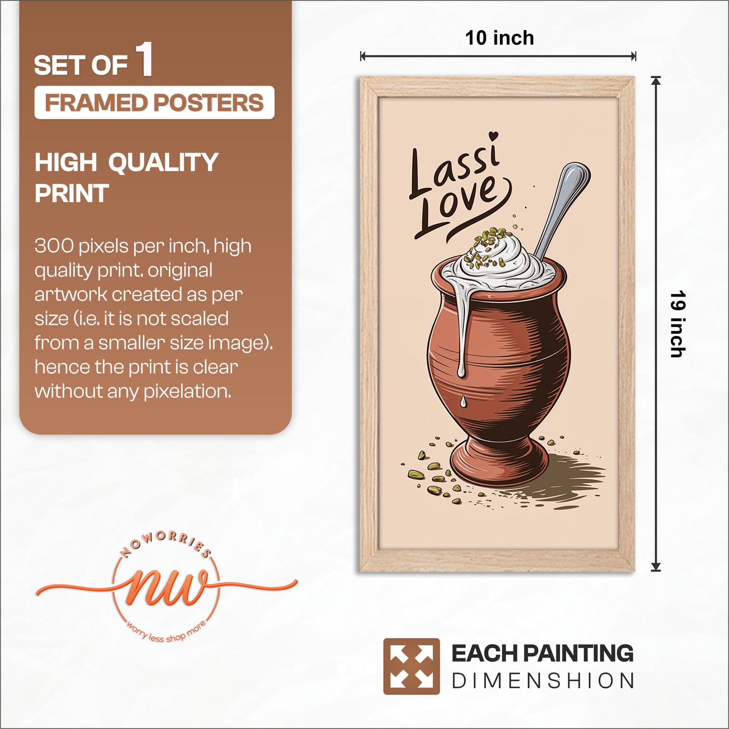 Lassi Illustration Wall Art