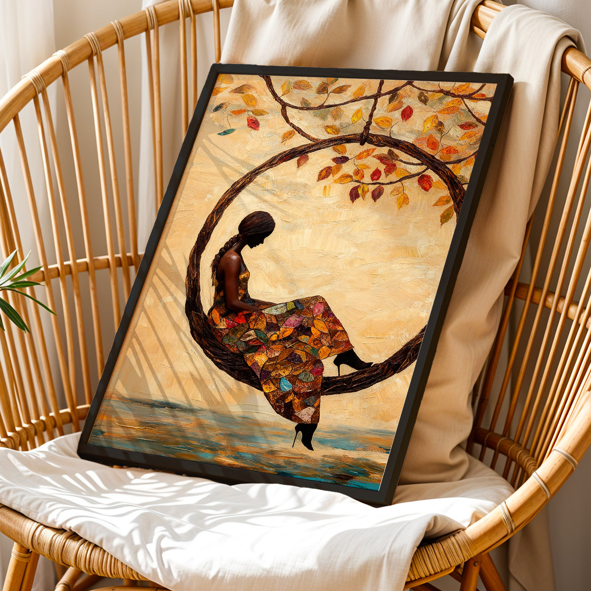 Autumn Dream Swing Wall Art
