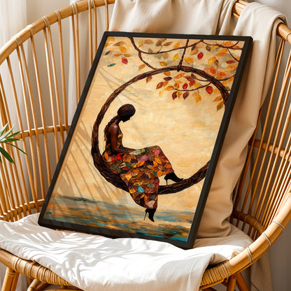 Autumn Dream Swing Wall Art