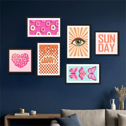 Sun Day Wall Art Set of 6