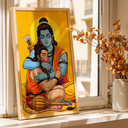 Ram Hanuman Wall Frame