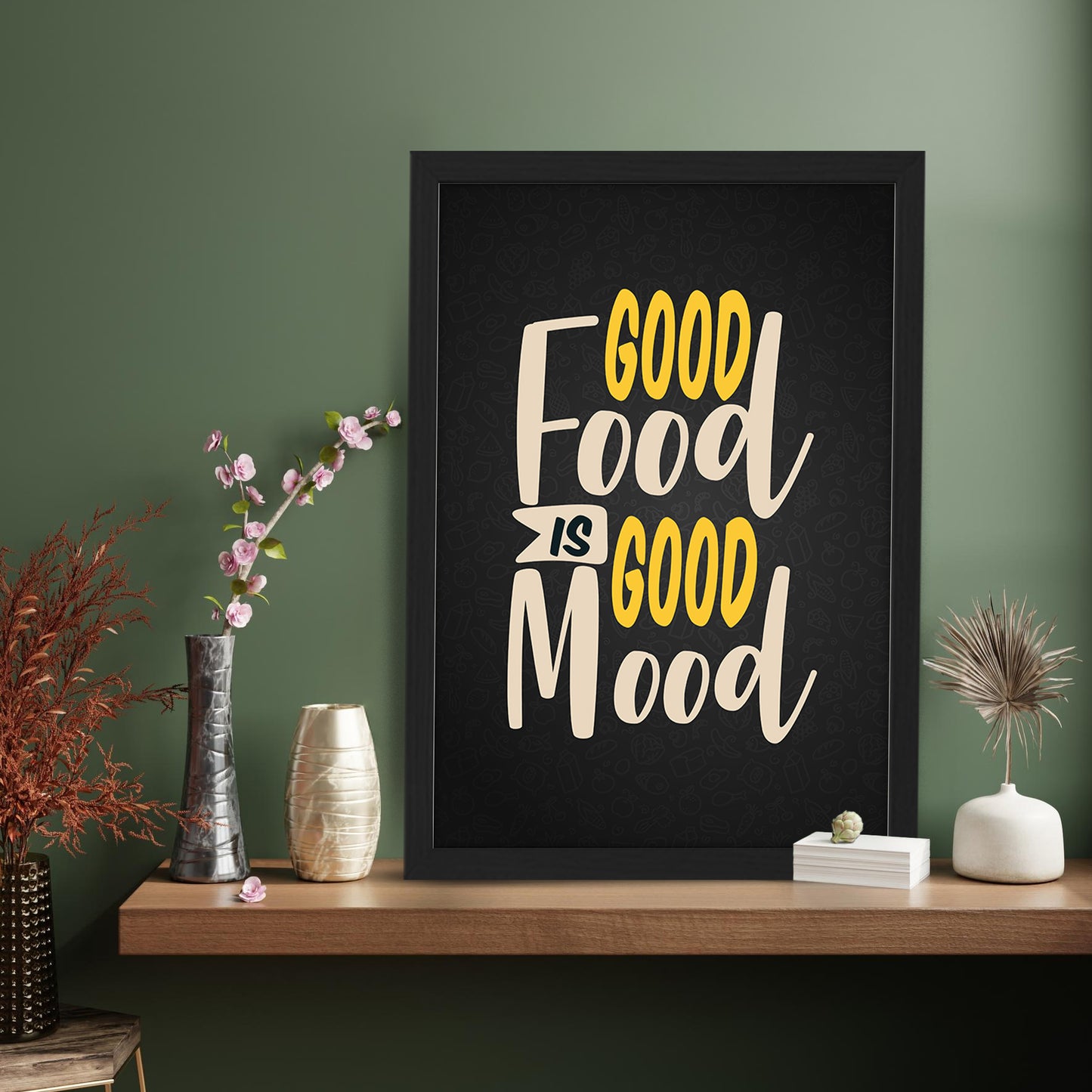 Food Mood Wall Frame