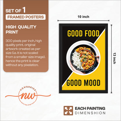 Good Food Good Mood Frame