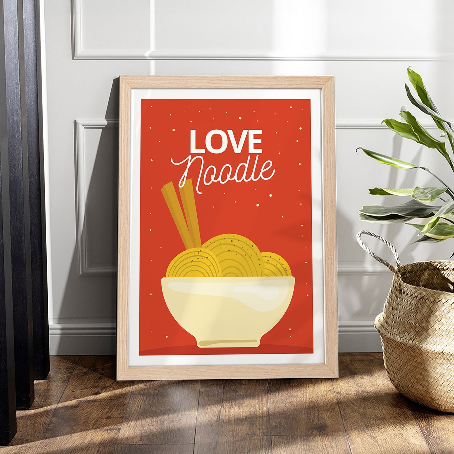 Noodle Love Wall Frame