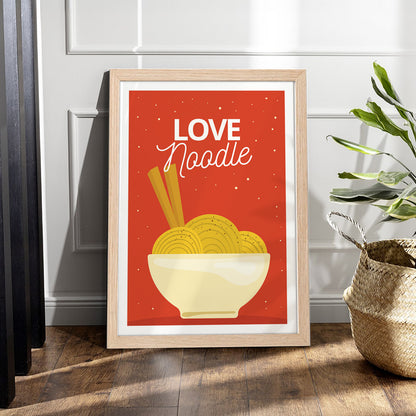 Noodle Love Wall Frame
