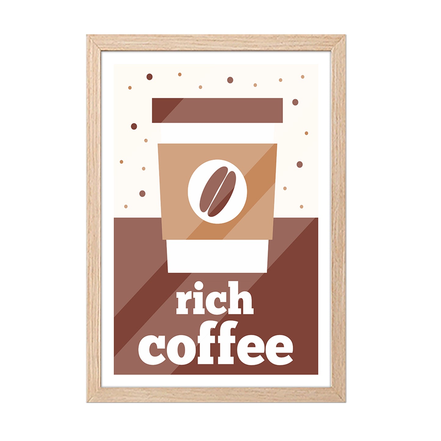 Rich Coffee Wall Frame