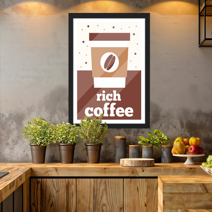 Rich Coffee Wall Frame