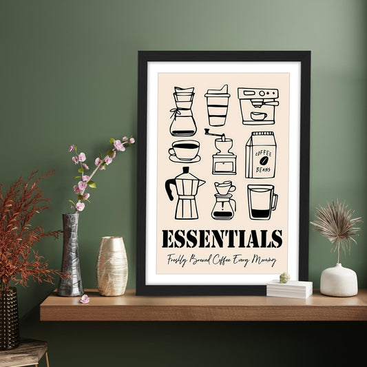Coffee Essentials Wall Frame