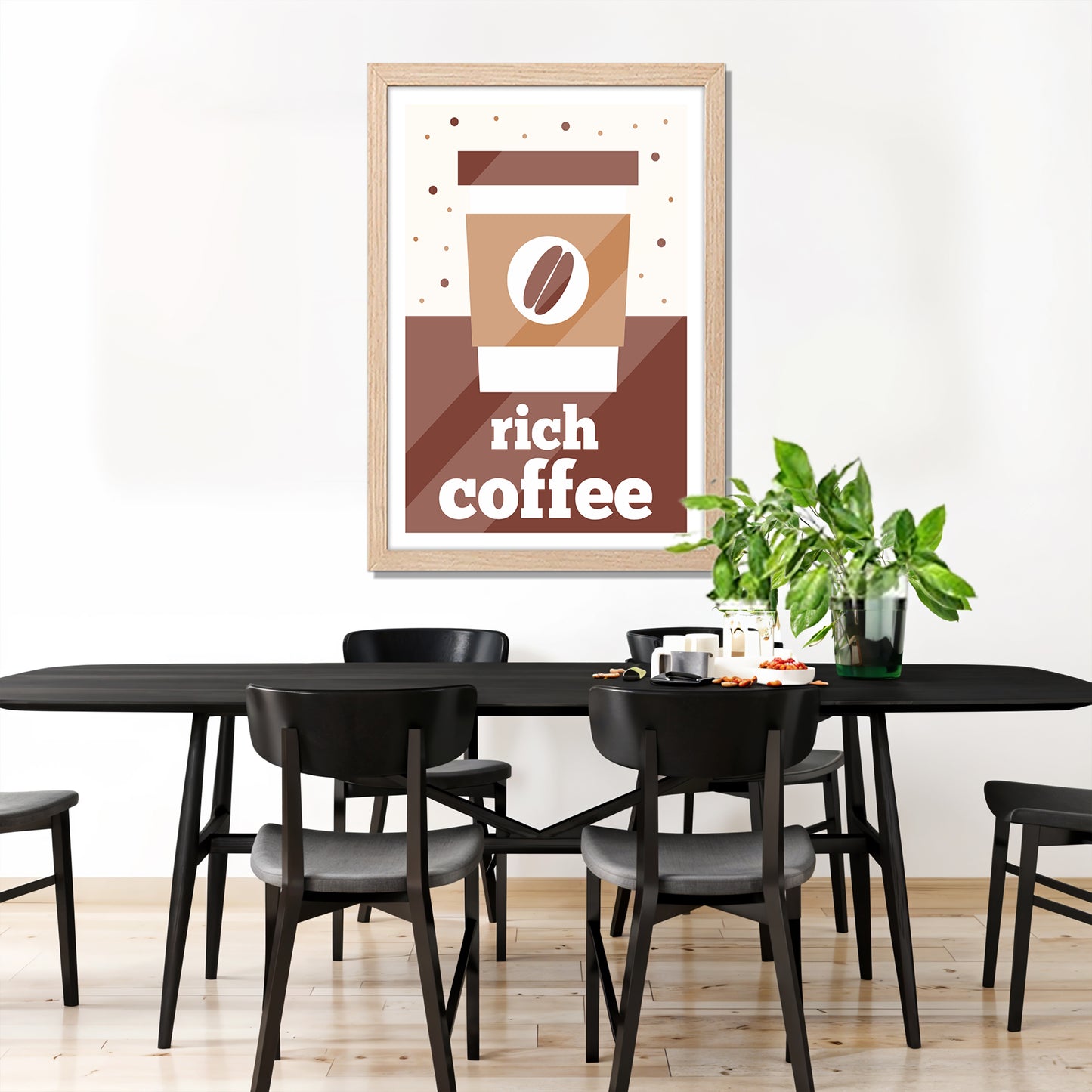 Rich Coffee Wall Frame