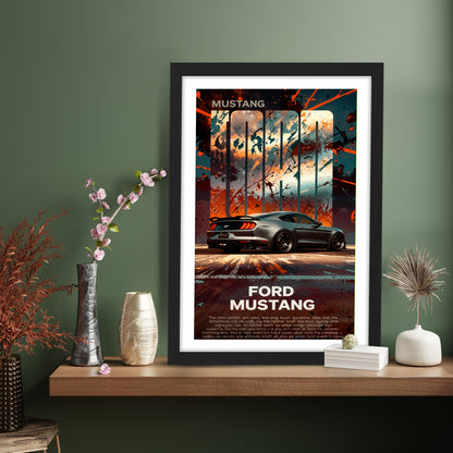 Mustang Fury Wall Frame