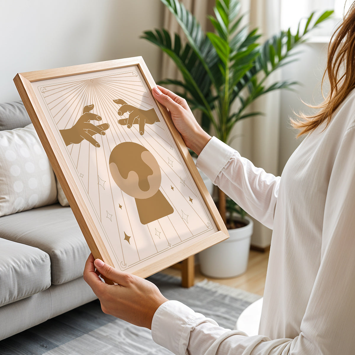 Mystic Crystal Ball Wall Art
