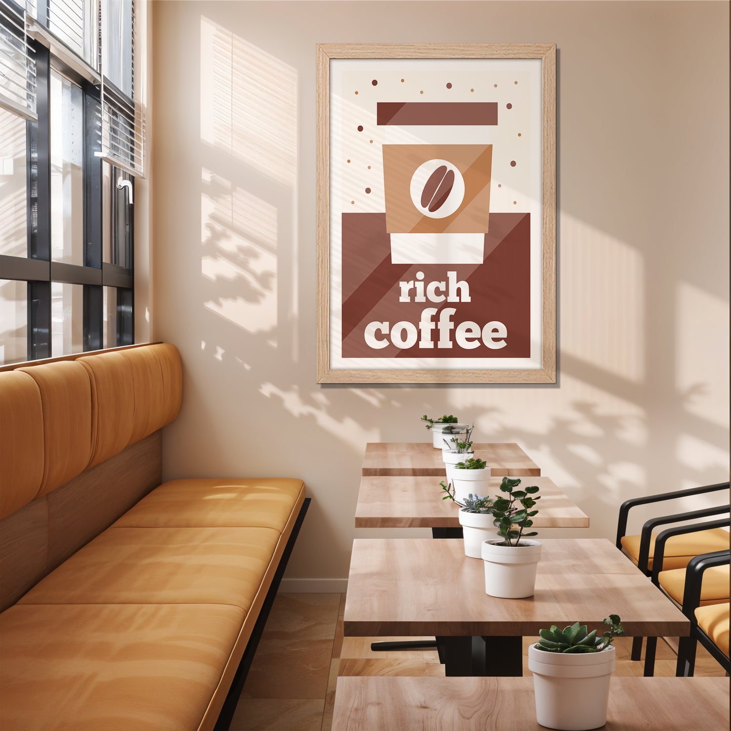 Rich Coffee Wall Frame