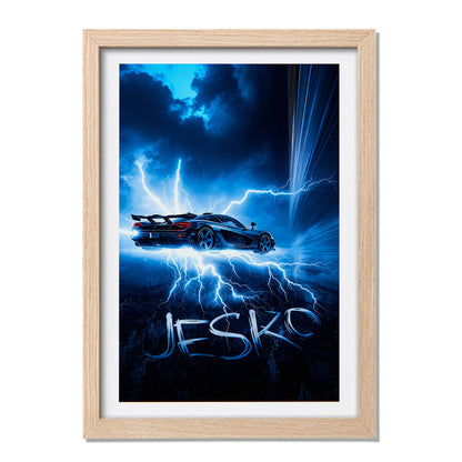 Thunder Drift Car Wall Frame
