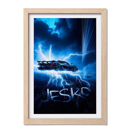 Thunder Drift Car Wall Frame