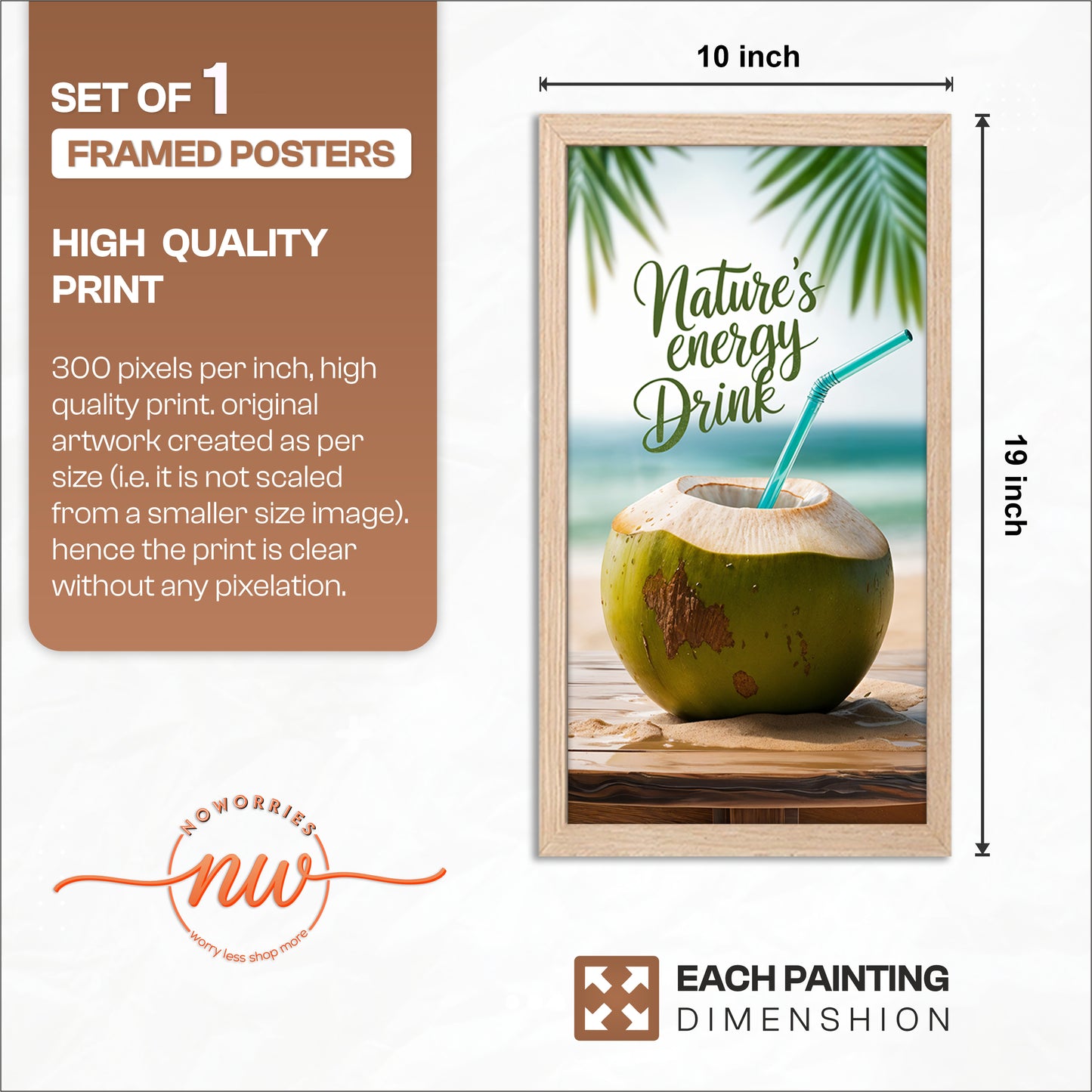 Coconut Drink Wall Art