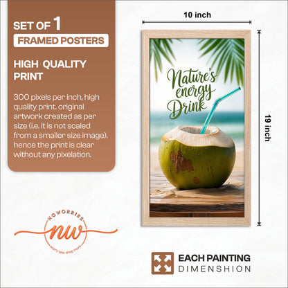 Coconut Drink Wall Art