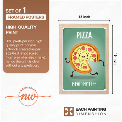 Pizza Run Wall Frame