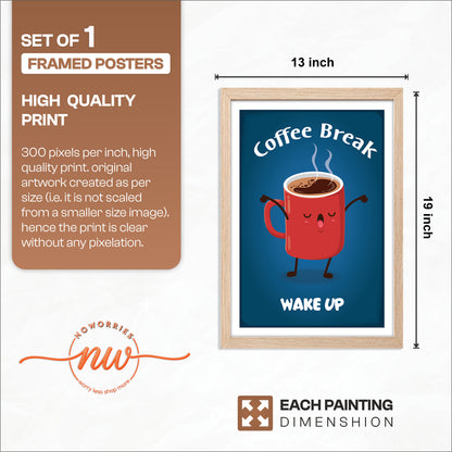 Wake-Up Coffee Wall Frame